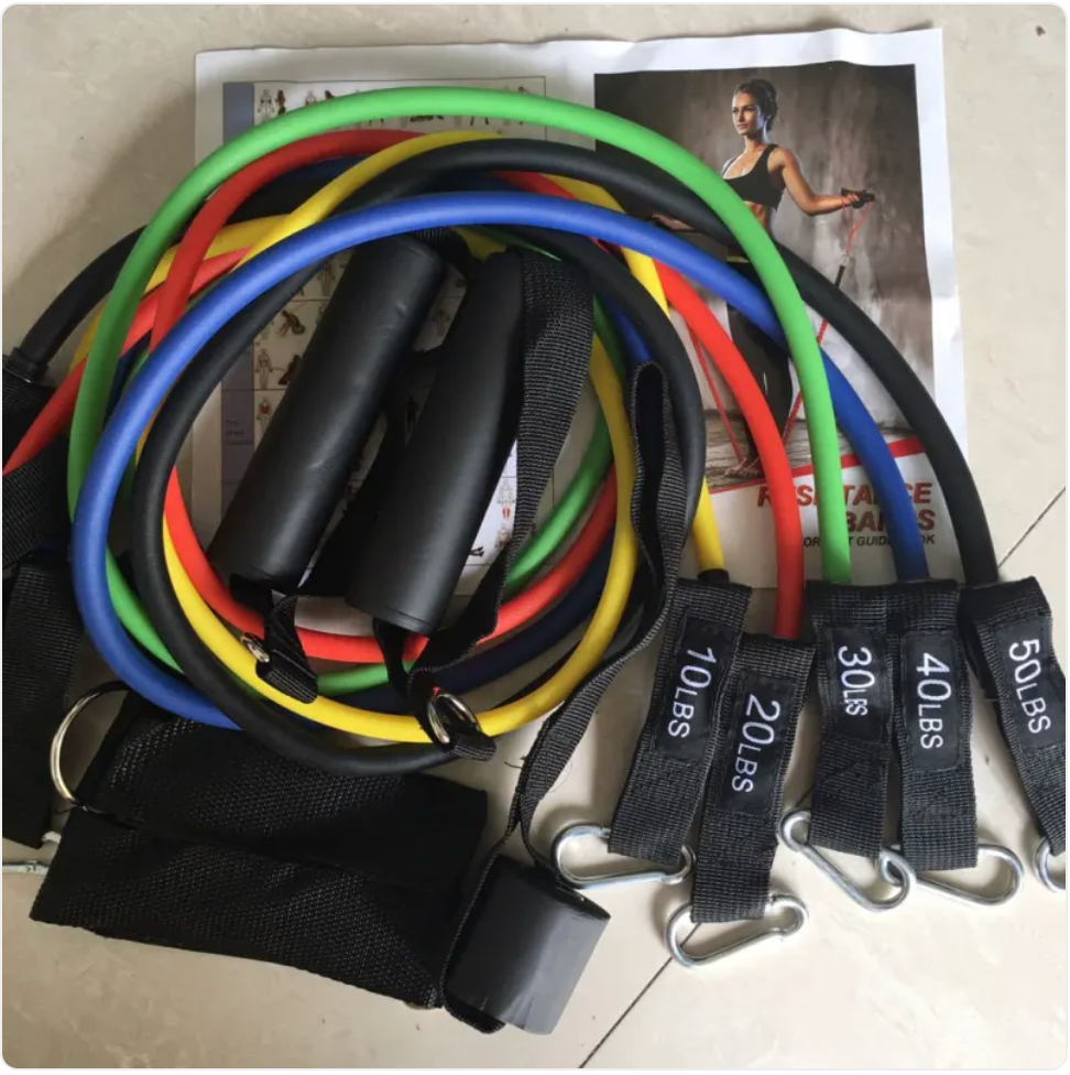 Latex Resistance Bands for Yoga & Stretch Training
