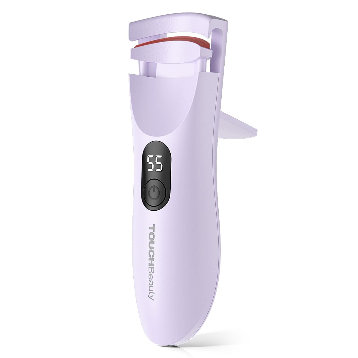 TOUCHBeauty AG-2316purple - Rechargeable Heated Eyelash Curler with LED Display Featuring 3-Level Adjustable Temperature for a Natural Long-Lasting Curl (Up to 24 Hours)
