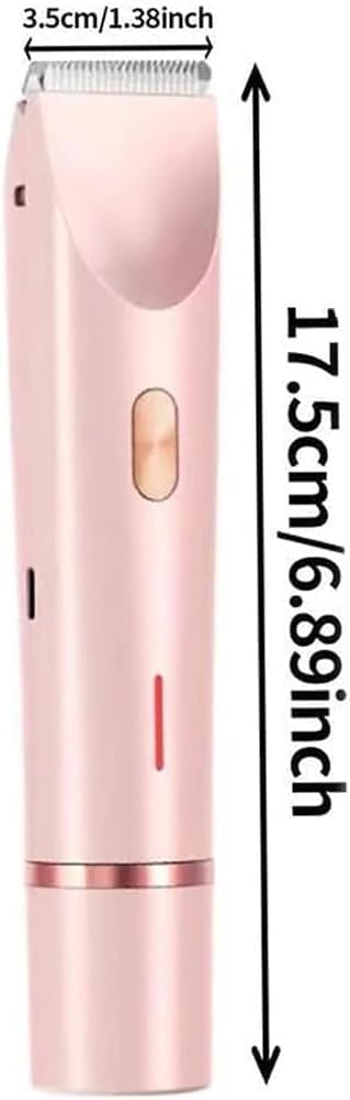 2 In 1 Hair Remover Women's Double Head Shaver Private Pubic Hair Trimmer Electric Razor Wet Dry Electric Body Hair