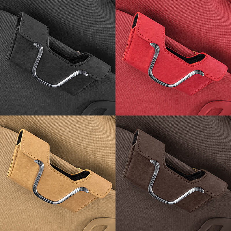 Car Sunglasses Holder with Multi-Function Organizer
