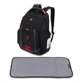SwissGear Travel Diaper Bag Backpack Black 17.5-Inch