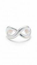 Sculptural Silver Cuff Bracelet